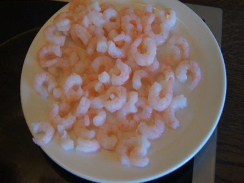 Pasta mit Spaghetti, Gemüse und Garnelen - Rezept - Bild Nr. 8263