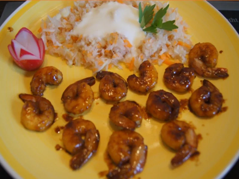 Rezept: Cocktail Garnelen mit Rohkostsalat Bild Nr. 8252 Cocktail Garnelen mit Rohkostsalat - Rezept - Bild Nr. 8252