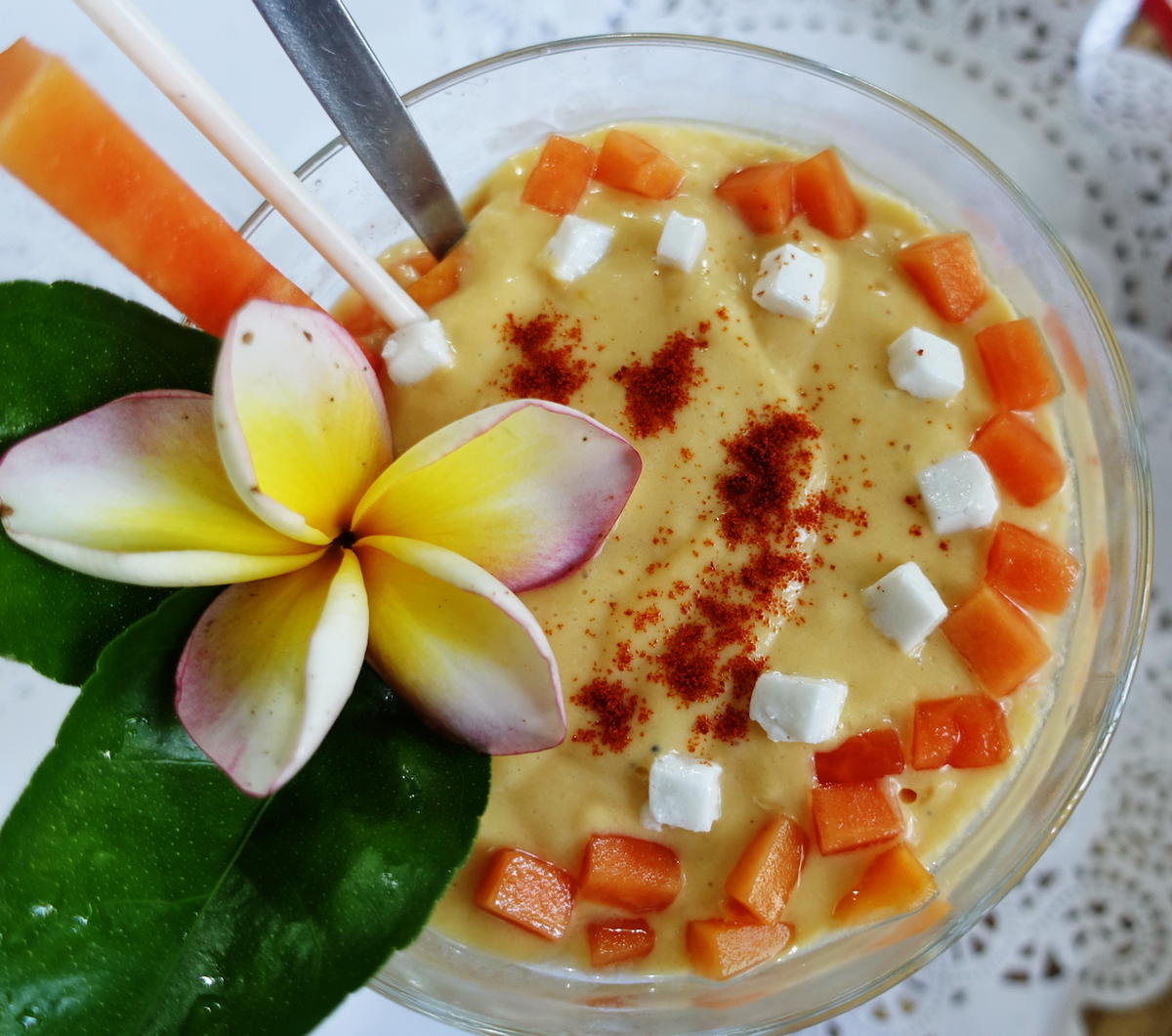 Papaya-Mango-Kokos Lassi ala Kuta-Bali - Rezept - Bild Nr. 8252