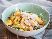 Gnocchi mit Speck, Bohnen und frittierten Kartoffeln á la Stefan Wiertz - Rezept - Bild Nr. 8252