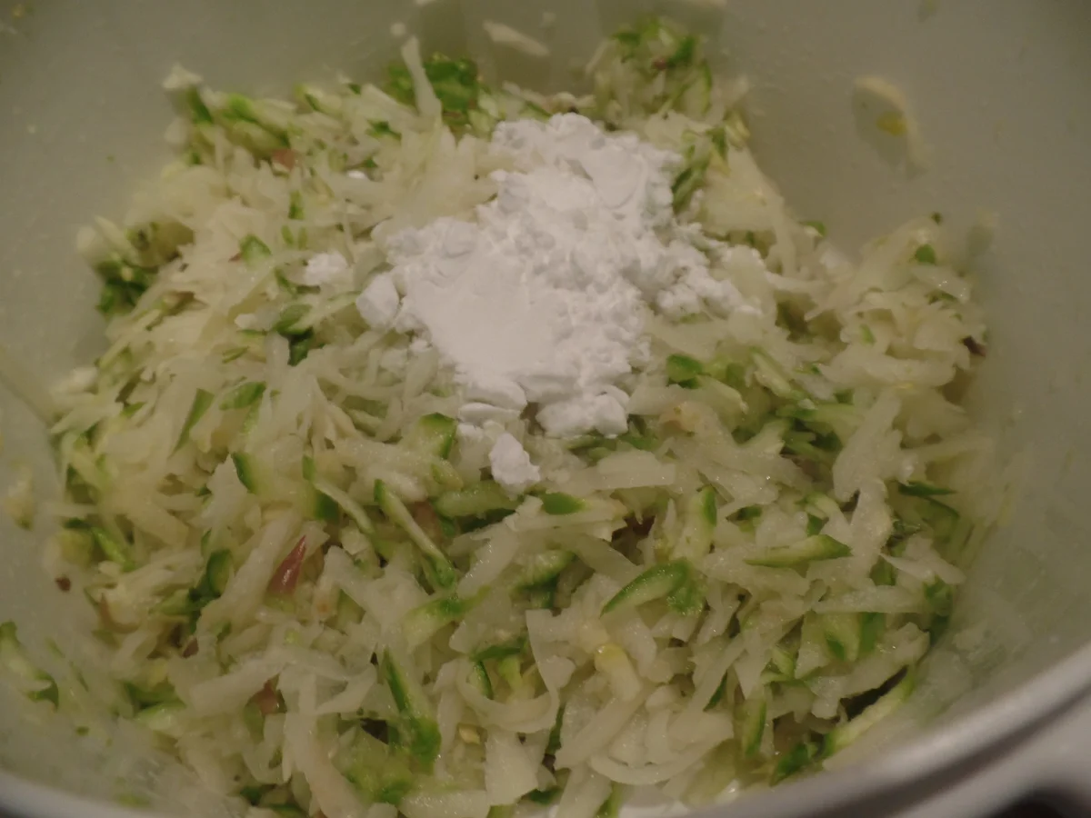 Spargel-Kartoffel-Rösti mit Schinkensalat - Rezept - Bild Nr. 8261