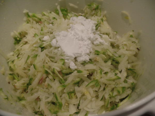 Spargel Kartoffel Rösti mit Schinkensalat - einfach - von Sheeva1960
