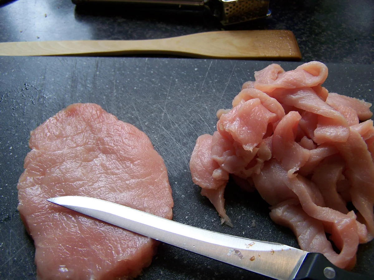 Schweinefilet-Champignon-Sahnegeschnetzeltes.... - Rezept - Bild Nr. 8259