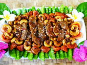 Rindfleisch mit Zuckerschoten und Austernsauce - Rezept - Bild Nr. 8253