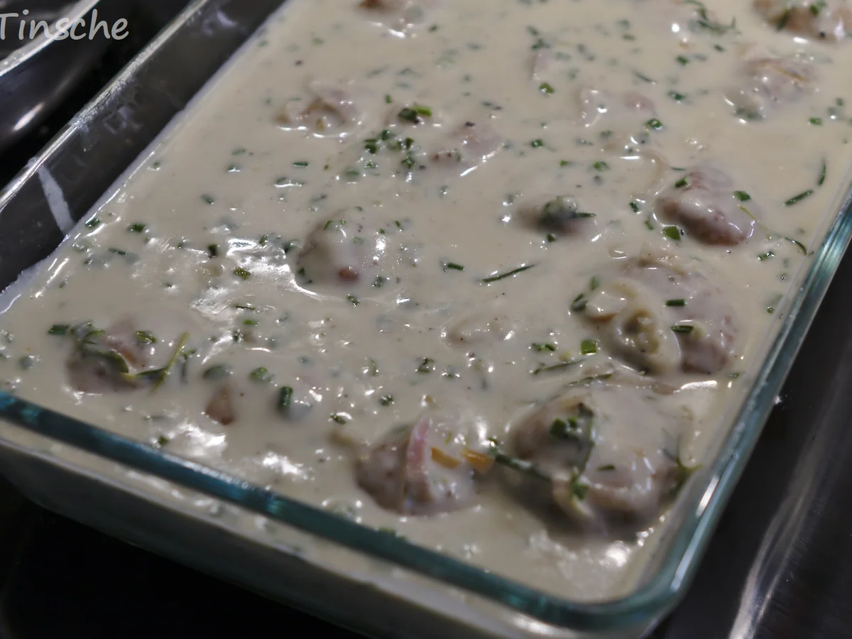 Zarte Geflügelhackbällchen in Schalottensahne - Rezept - Bild Nr. 8257