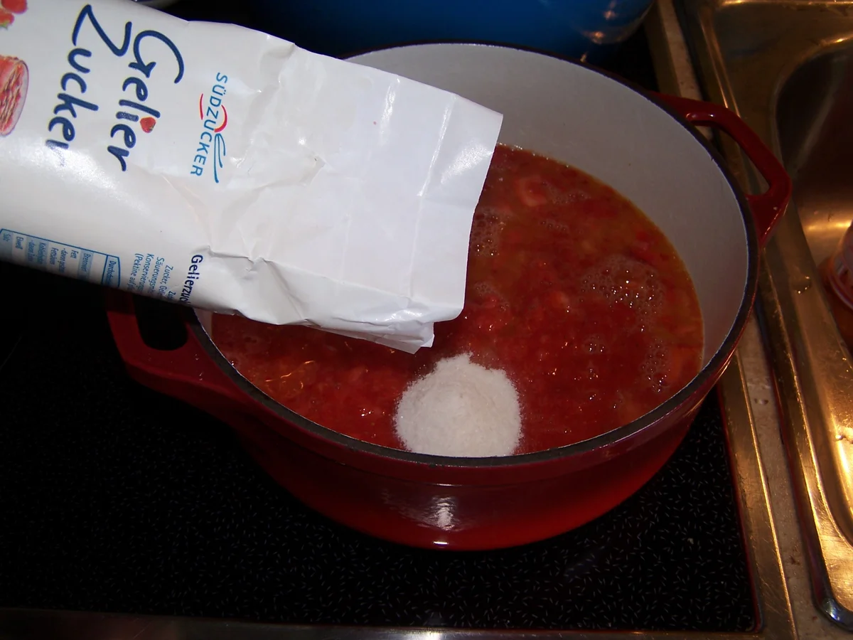 Erbeeren -Orangen Marmelade - Rezept - Bild Nr. 8265