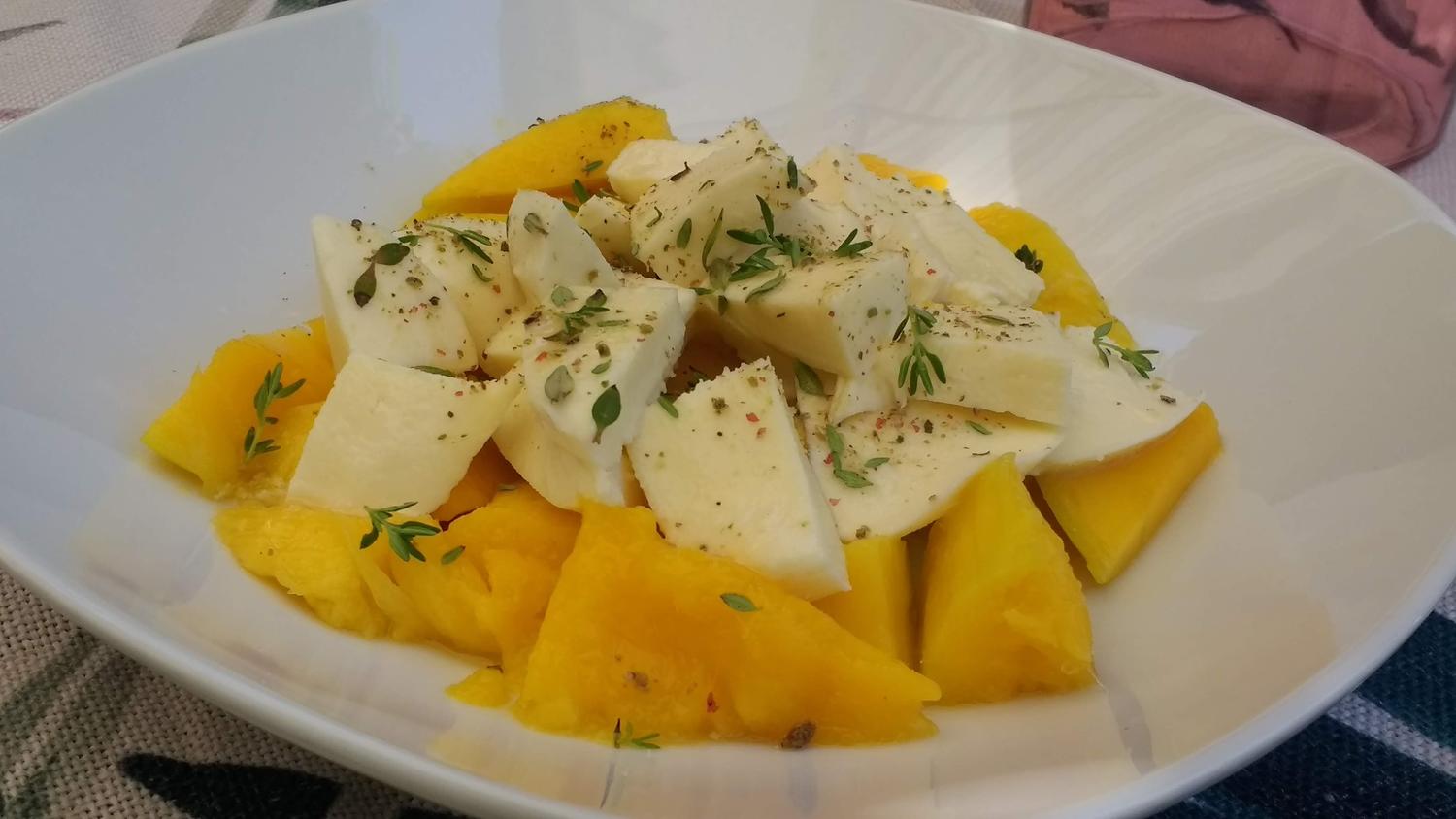 Mango - Mozzarella - Salat - Rezept mit Bild - kochbar.de