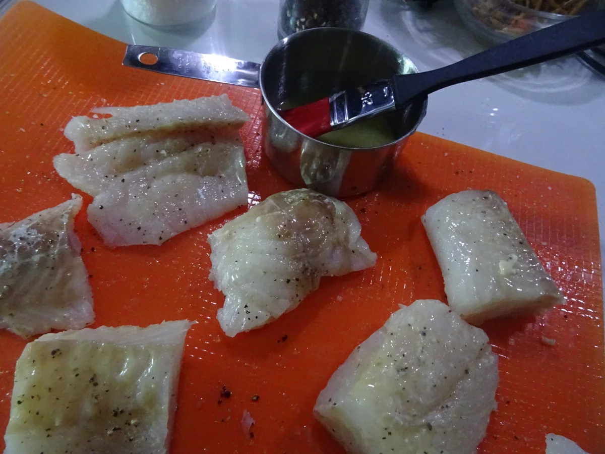 Kritharaki-Salat mit Dorsch vom Grill - Rezept - Bild Nr. 8263