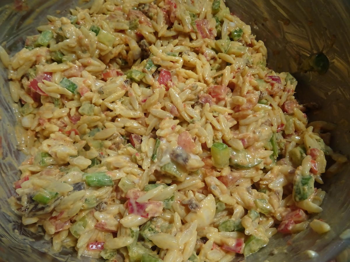Kritharaki-Salat mit Dorsch vom Grill - Rezept - Bild Nr. 8264