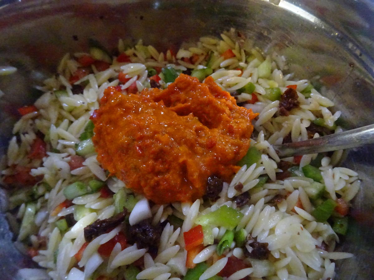Kritharaki-Salat mit Dorsch vom Grill - Rezept - Bild Nr. 8265