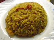 Gebratener gelber Reis im Wok II - Rezept - Bild Nr. 2