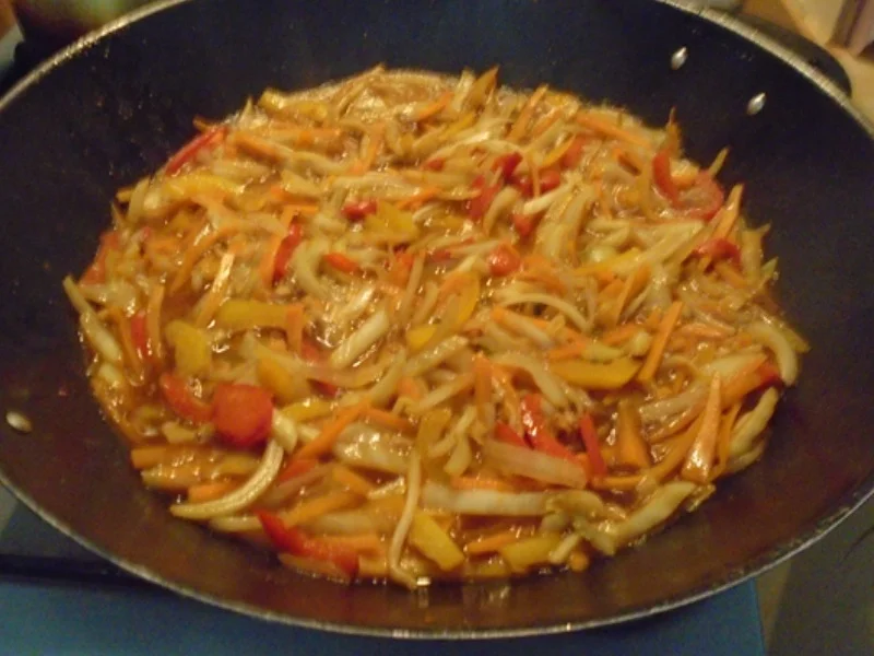 Rezept: Gebratener gelber Reis im Wok II Bild Nr. 8 Gebratener gelber Reis im Wok II - Rezept - Bild Nr. 8