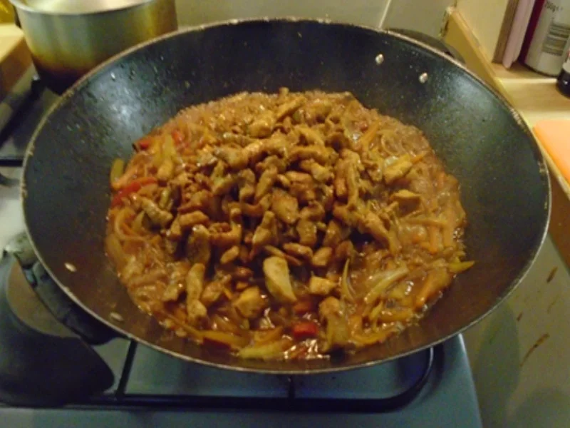 Rezept: Gebratener gelber Reis im Wok II Bild Nr. 9 Gebratener gelber Reis im Wok II - Rezept - Bild Nr. 9