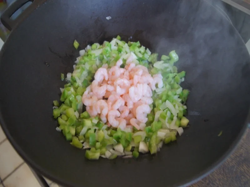 Reis-Garnelen-Gemüse-Wok - Rezept - Bild Nr. 7