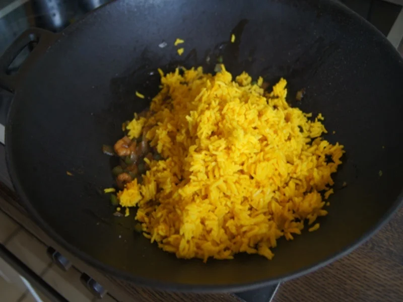 Reis-Garnelen-Gemüse-Wok - Rezept - Bild Nr. 9