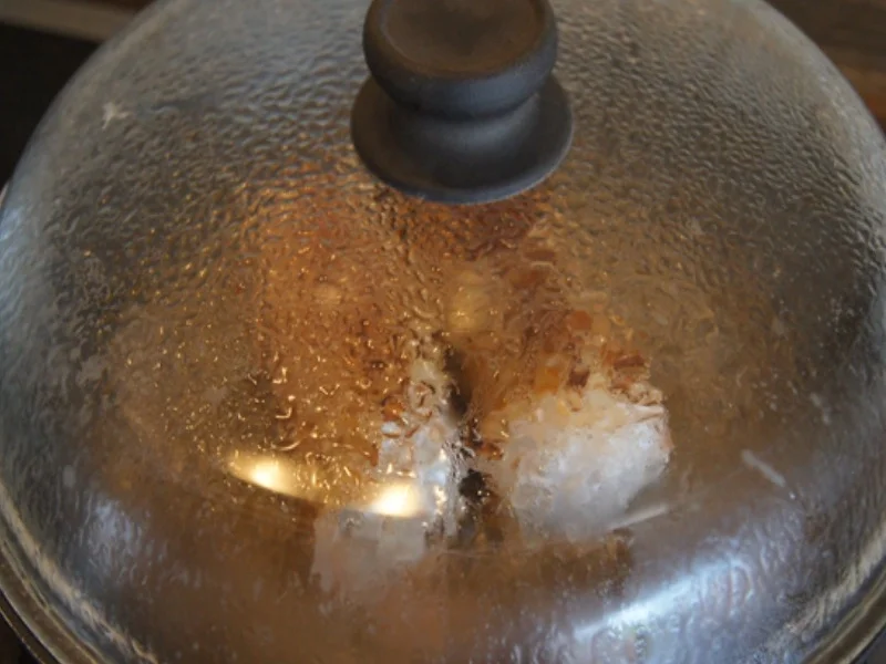 Rezept: Schweinerouladen mit Mett gefüllt, Spargel und Drillingen Bild Nr. 10 Schweinerouladen mit Mett gefüllt, Spargel und Drillingen - Rezept - Bild Nr. 10