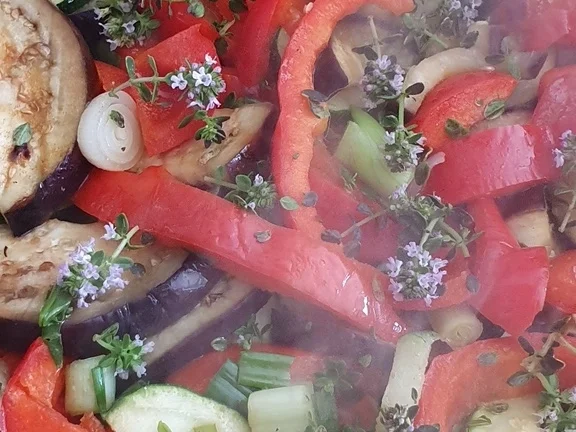 Rezept: Gemüseplatte mit Kartoffelperlen (auch kalt zu Essen) Bild Nr. 8263 Gemüseplatte mit Kartoffelperlen (auch kalt zu Essen) - Rezept - Bild Nr. 8263