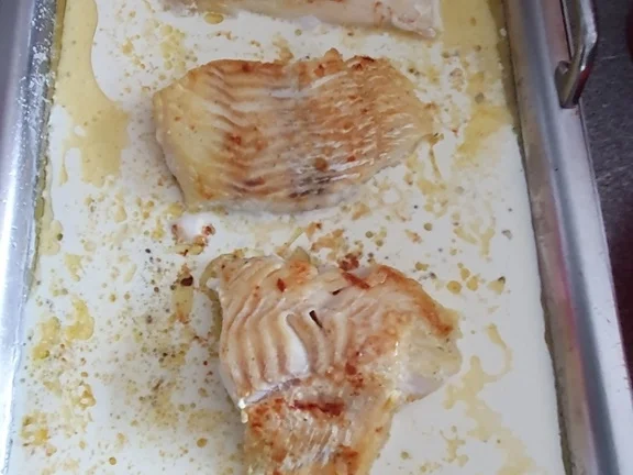 Kabeljau mit Zitronen-Senfchili-Sahnecreme - Rezept - Bild Nr. 8261