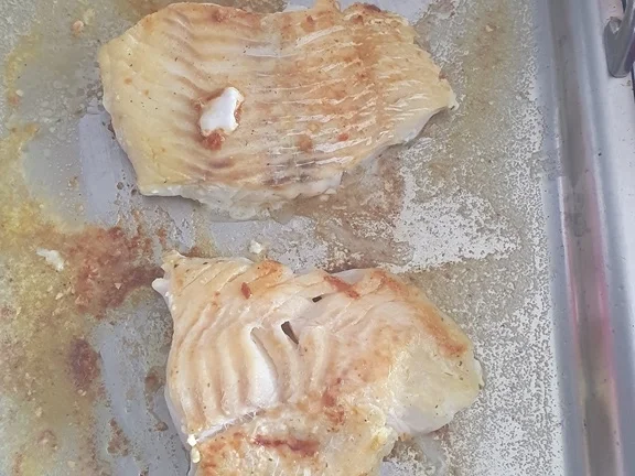 Kabeljau mit Zitronen-Senfchili-Sahnecreme - Rezept - Bild Nr. 8264