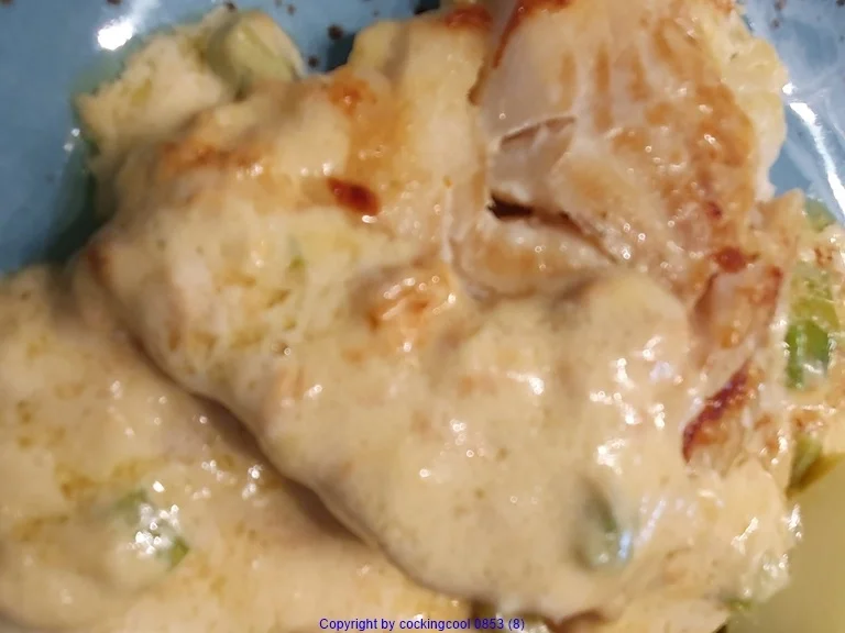 Kabeljau mit Zitronen-Senfchili-Sahnecreme - Rezept - Bild Nr. 8266