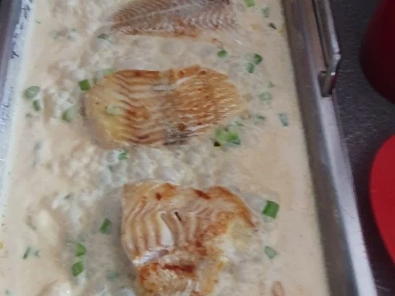 Kabeljau mit Zitronen-Senfchili-Sahnecreme - Rezept - Bild Nr. 8269