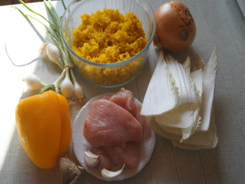 Gebratener gelber Reis im Wok III - Rezept - Bild Nr. 8261