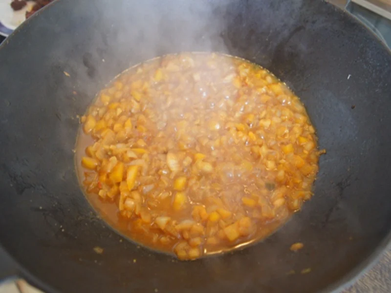 Gebratener gelber Reis im Wok III - Rezept - Bild Nr. 8271