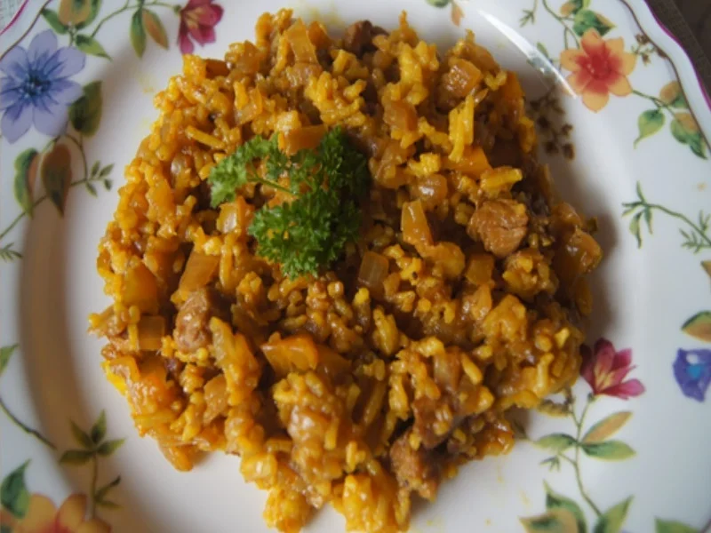 Gebratener gelber Reis im Wok III - Rezept - Bild Nr. 8275