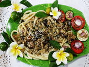 Makkaroni mit Pilzen in Avocadosauce - Rezept - Bild Nr. 8260