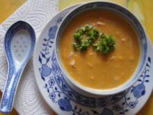 Asiatische-Orangen-Möhren-Suppe mit Einlage - Rezept - Bild Nr. 8269