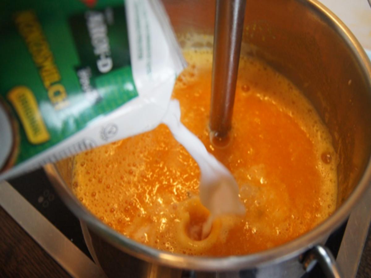 Asiatische-Orangen-Möhren-Suppe mit Einlage - Rezept - Bild Nr. 8279