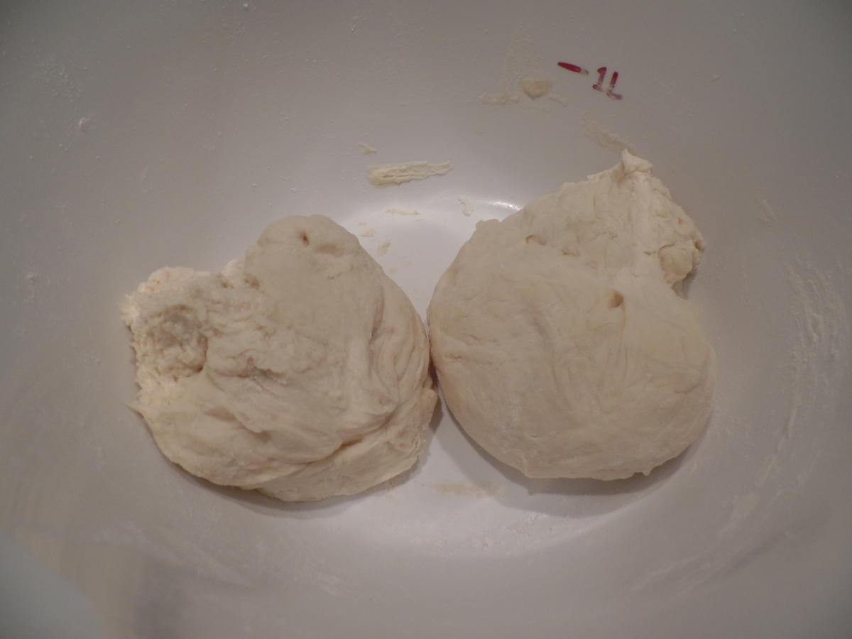 Buttermilch-Flammkuchen mit Radicchio,Feldsalat und Wasabipaste - Rezept - Bild Nr. 8276