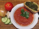 Suppen: Gazpacho mit Kräuterbaguette - Rezept - Bild Nr. 8283