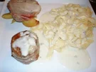 Medaillons mit Gorgonzola & Nüssen - Rezept