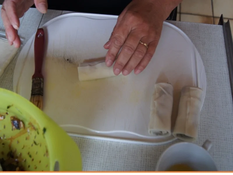 Rezept: Waldpilz-Frühlingsrollen Bild Nr. 8304 Waldpilz-Frühlingsrollen - Rezept - Bild Nr. 8304