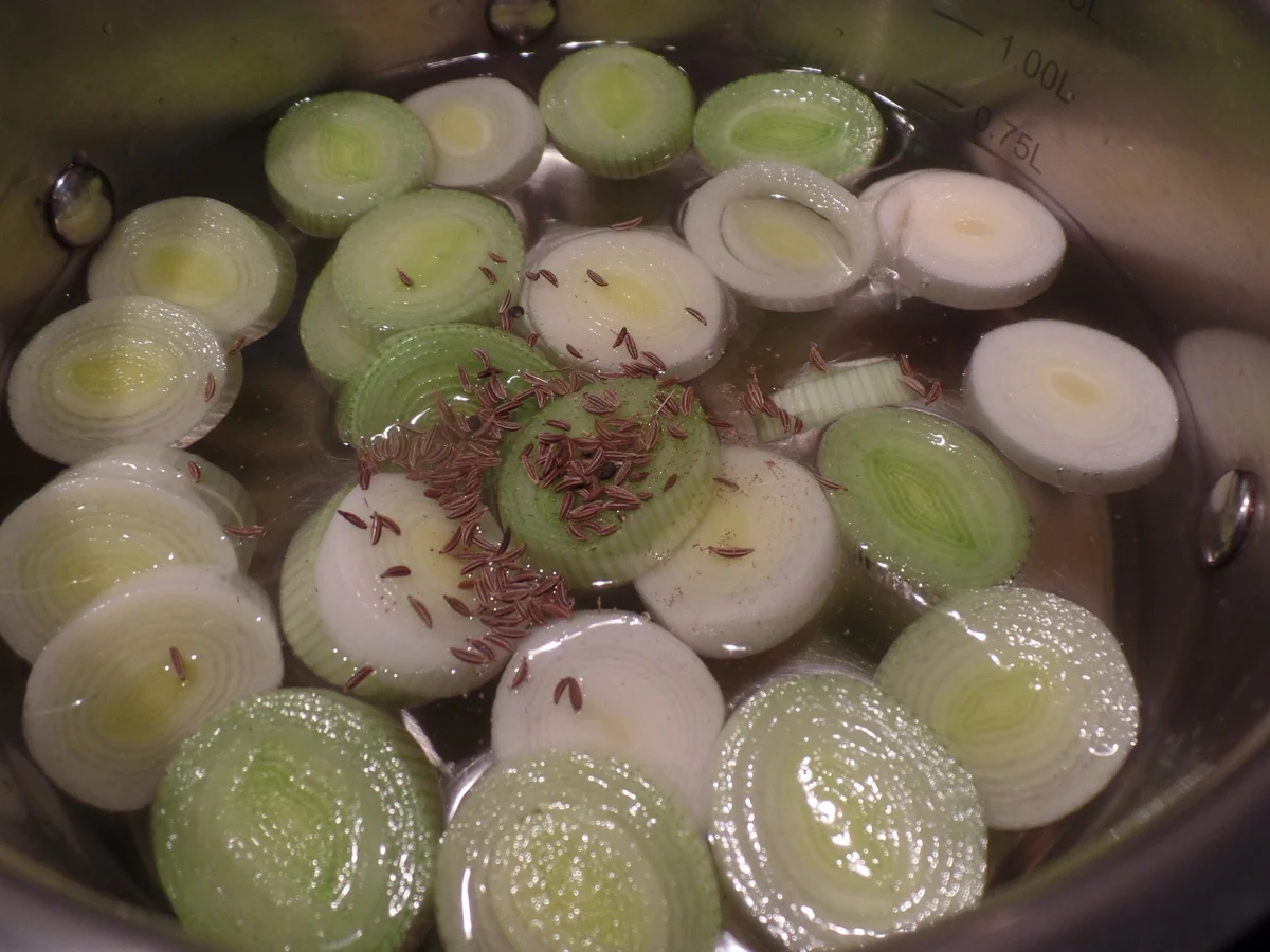 Lauch-Schinken-Flammkuchen - Rezept - Bild Nr. 4