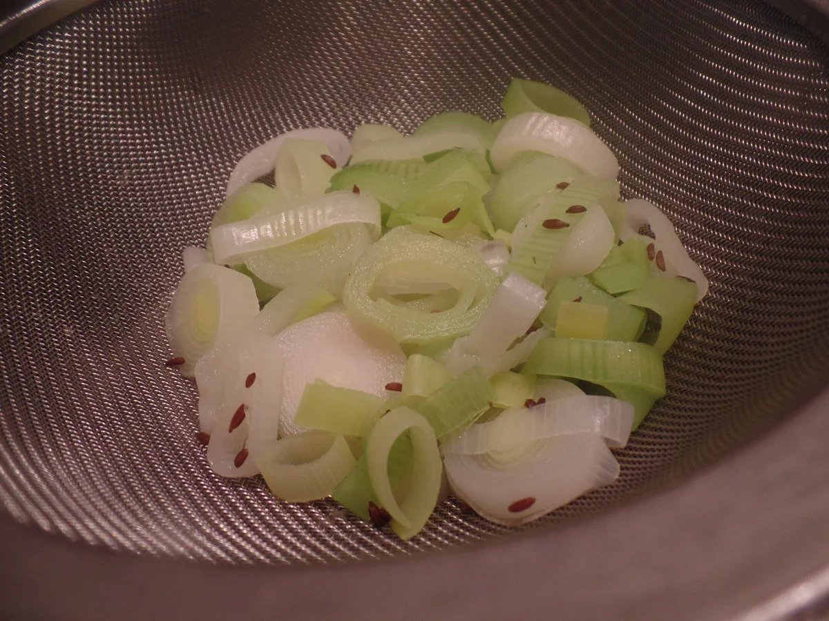 Lauch-Schinken-Flammkuchen - Rezept - Bild Nr. 5