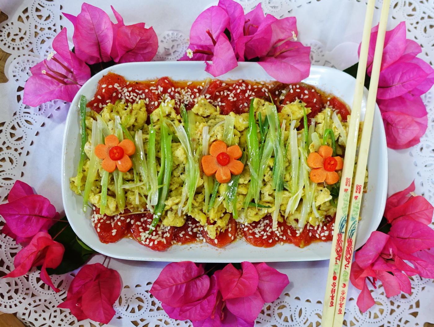 Tomaten mit Ei Xi Hong Shi Chao Dan Rezept kochbar.de