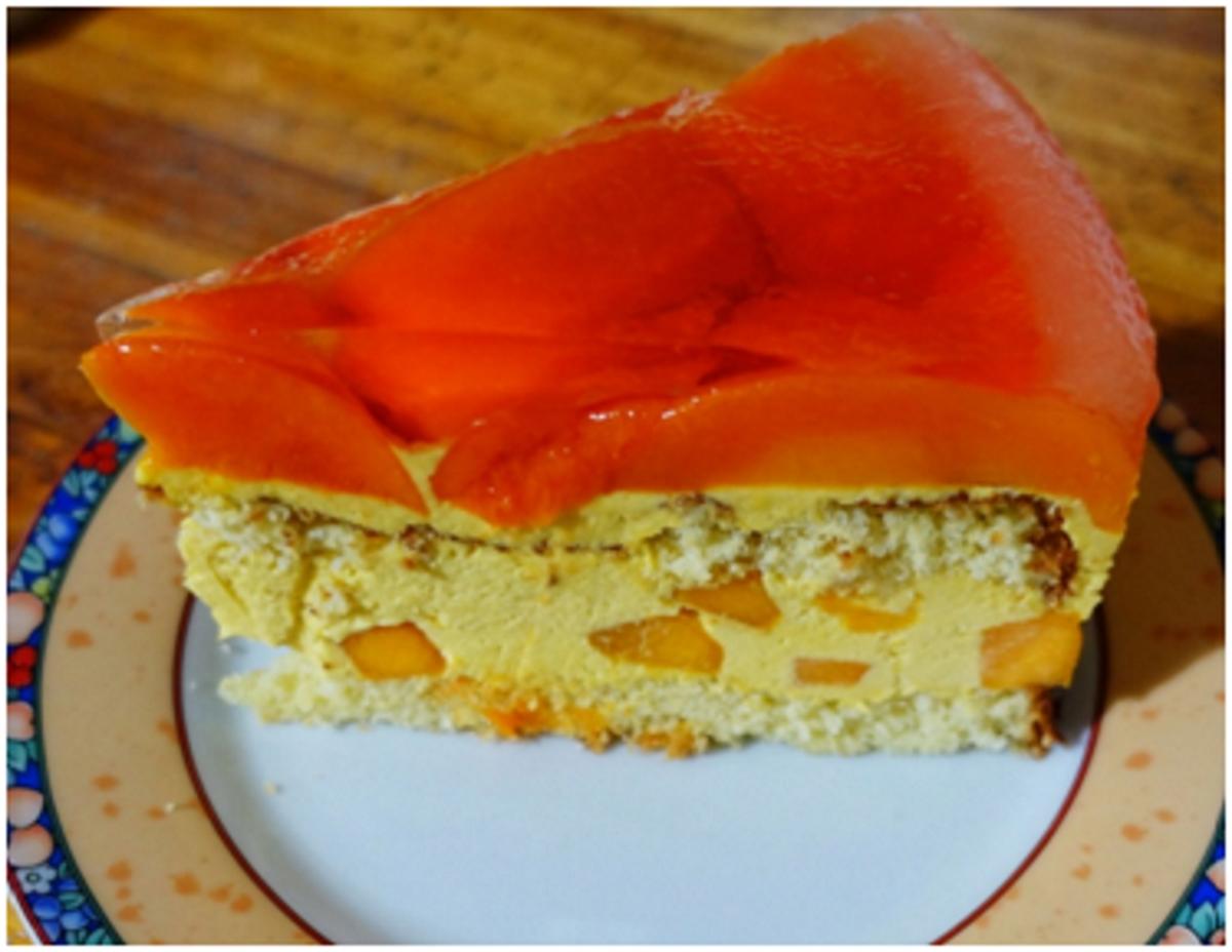 Geeiste Mango-Creme-Torte ala 'Delicio' - Rezept - Bild Nr. 8297