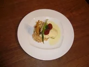 Zander an Frühlingszwiebel-Pinienkern-Risotto - Rezept