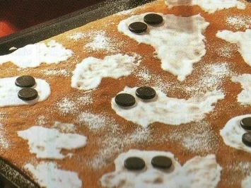 Rezept: Halloween-Blechkuchen Halloween-Blechkuchen - Rezept