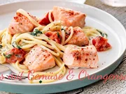 BiNe` S LACHS MIT GEMÜSE & ORANGENSAUCE - Rezept - Bild Nr. 8314