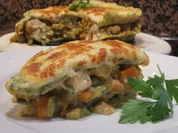 Rezept: Pfannkuchen: Pfannkuchen-Gemüse-Lasagne Bild Nr. 8334 Pfannkuchen: Pfannkuchen-Gemüse-Lasagne - Rezept - Bild Nr. 8334