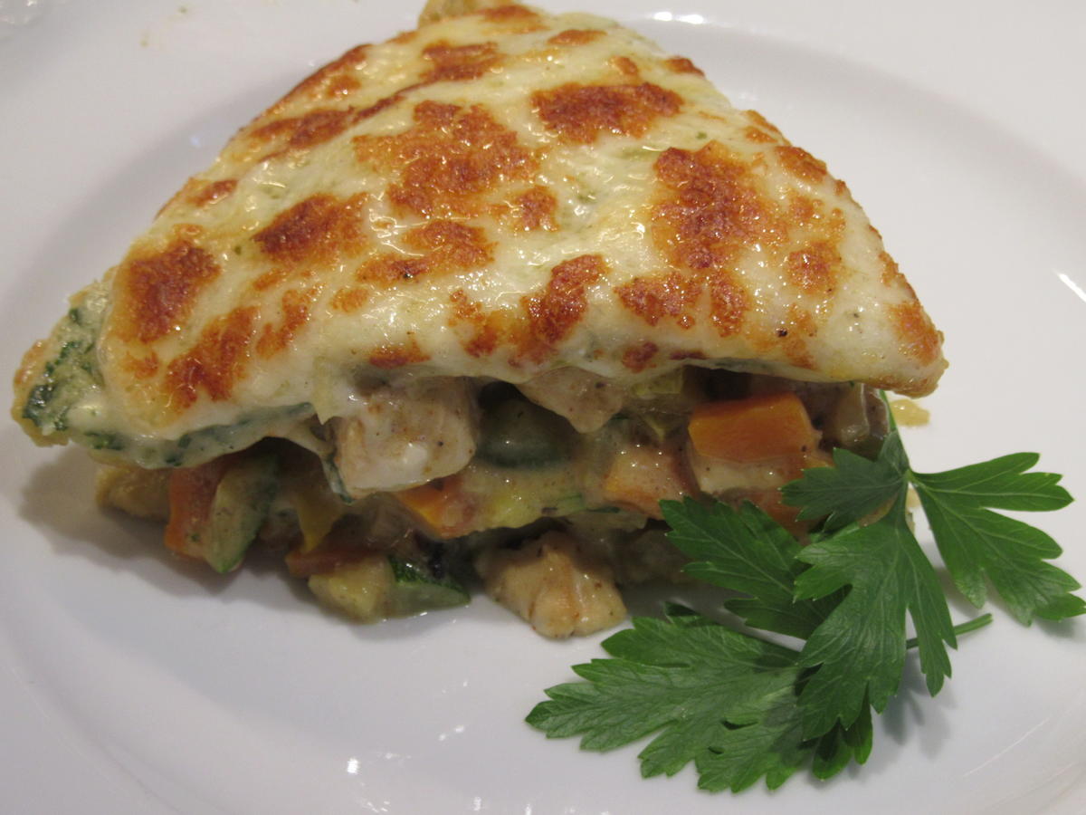 Pfannkuchen: Pfannkuchen-Gemüse-Lasagne - Rezept - Bild Nr. 8346