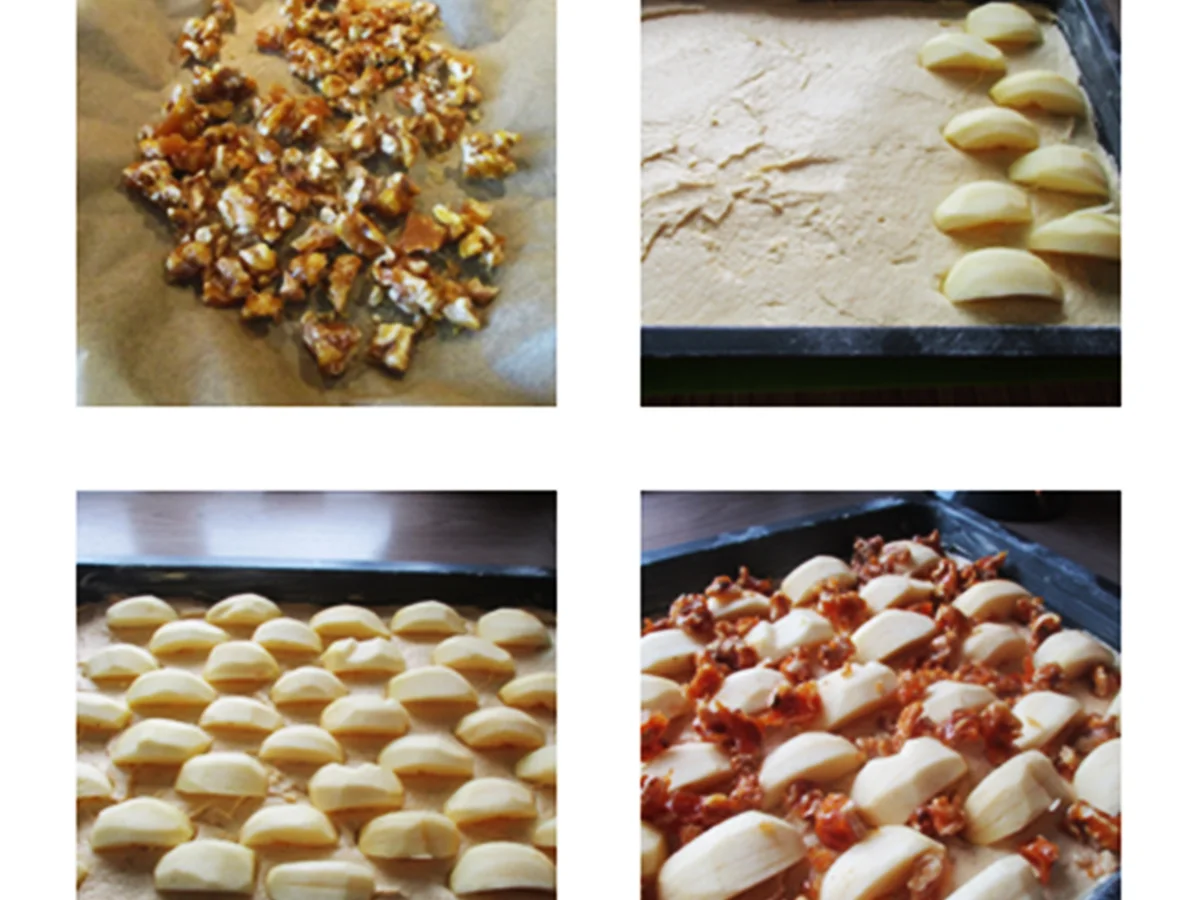 Apfelkuchen mit Walnüssen - Rezept - Bild Nr. 3