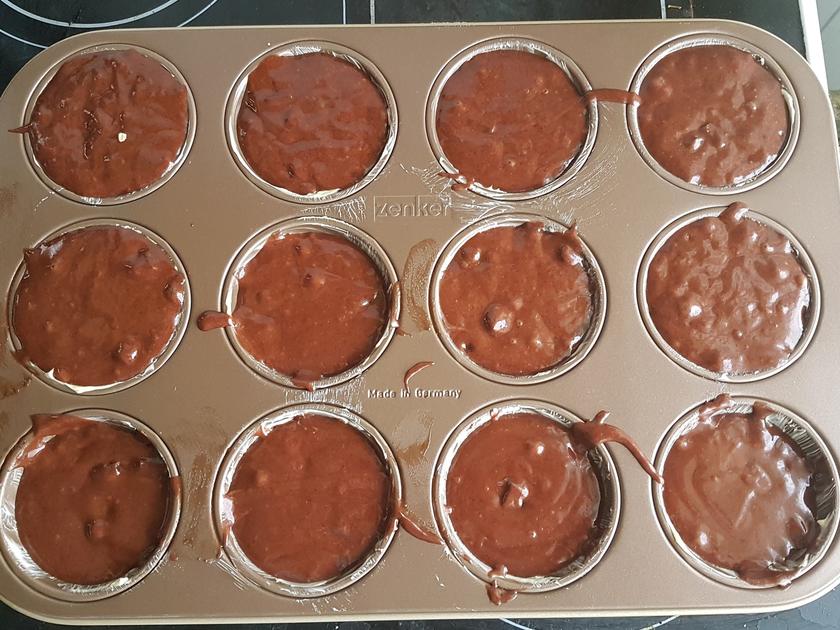 Schokomuffins (ohne Ei und ohne Milch) Rezept kochbar.de