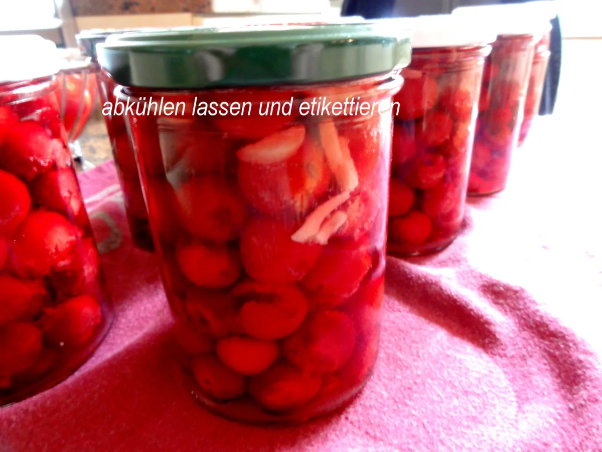 Diverses:   SAUERKIRSCHEN einkochen - Rezept - Bild Nr. 8338