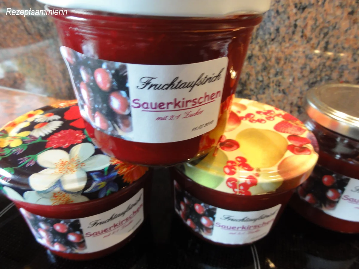 M&G:   FRUCHTAUFSTRICH ~ Sauerkirschen~ - Rezept - Bild Nr. 4