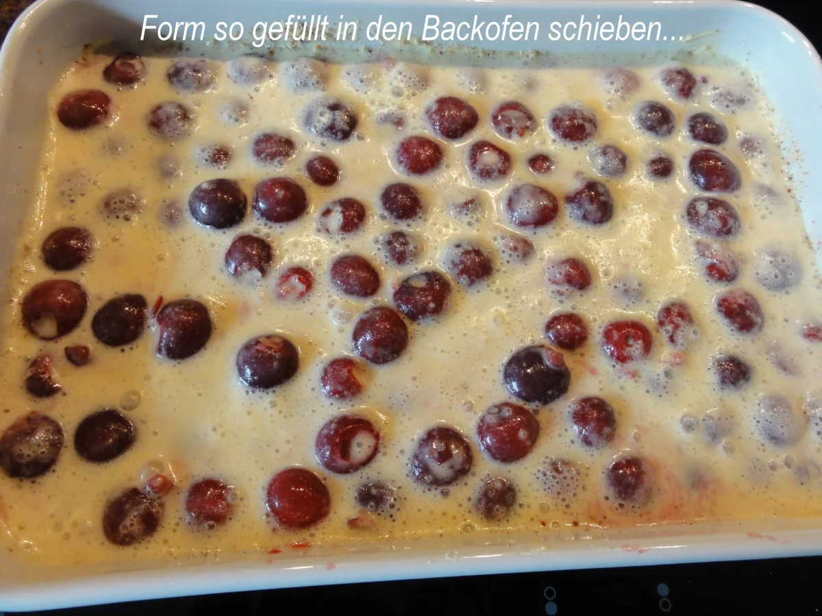 Rührteig:   KIRSCH ~ CLAFOUTIS - Rezept - Bild Nr. 8339