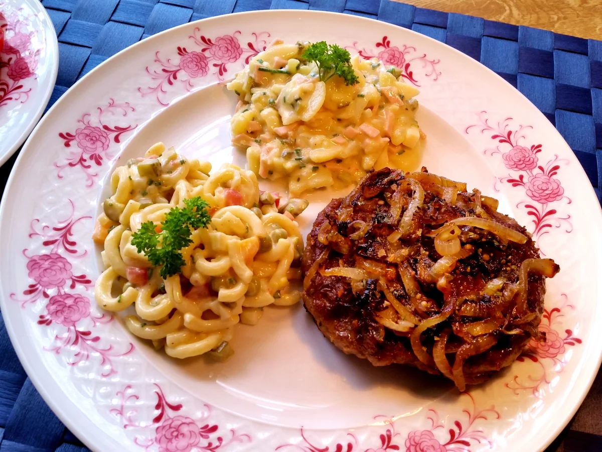 Kartoffelsalat mit Klops - Rezept - Bild Nr. 8346